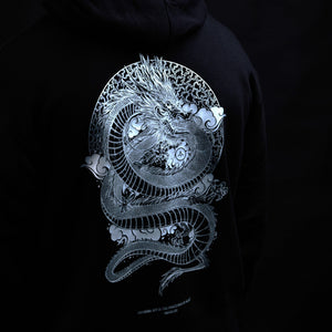 'Return of the Dragon' Silver Hoodie