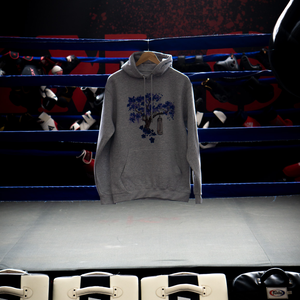 'Blue Blossom Tree' Front Print Hood