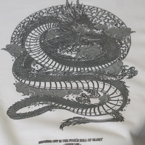 'Return of the Dragon' Silver Hoodie