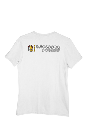 dragon tsd thornbury - Adult T Shirt White (Back Logo)