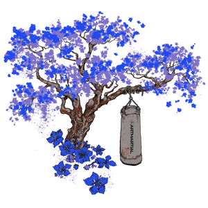 'Blossom Tree' Blue (Back design)