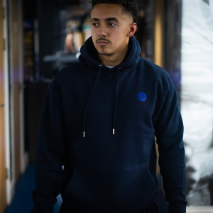 'Blue Blossom Tree' Back Print Hood