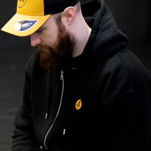'Snake & Dummy' - Adult Zip Hoodie