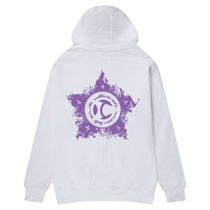 Escrima Tag with Star 'Purple' - Adult Hoody