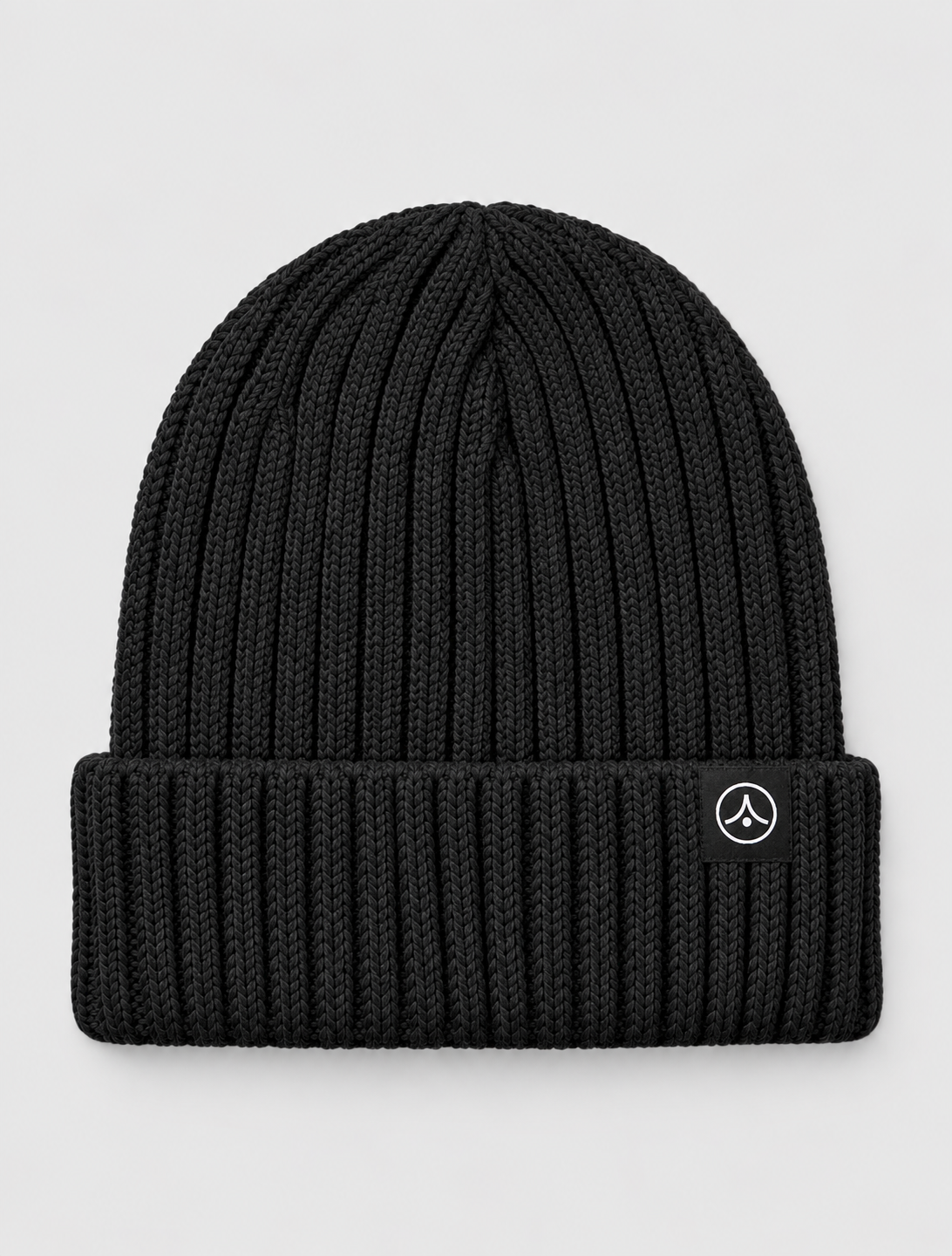Chunky Ribbed Beanie - Black
