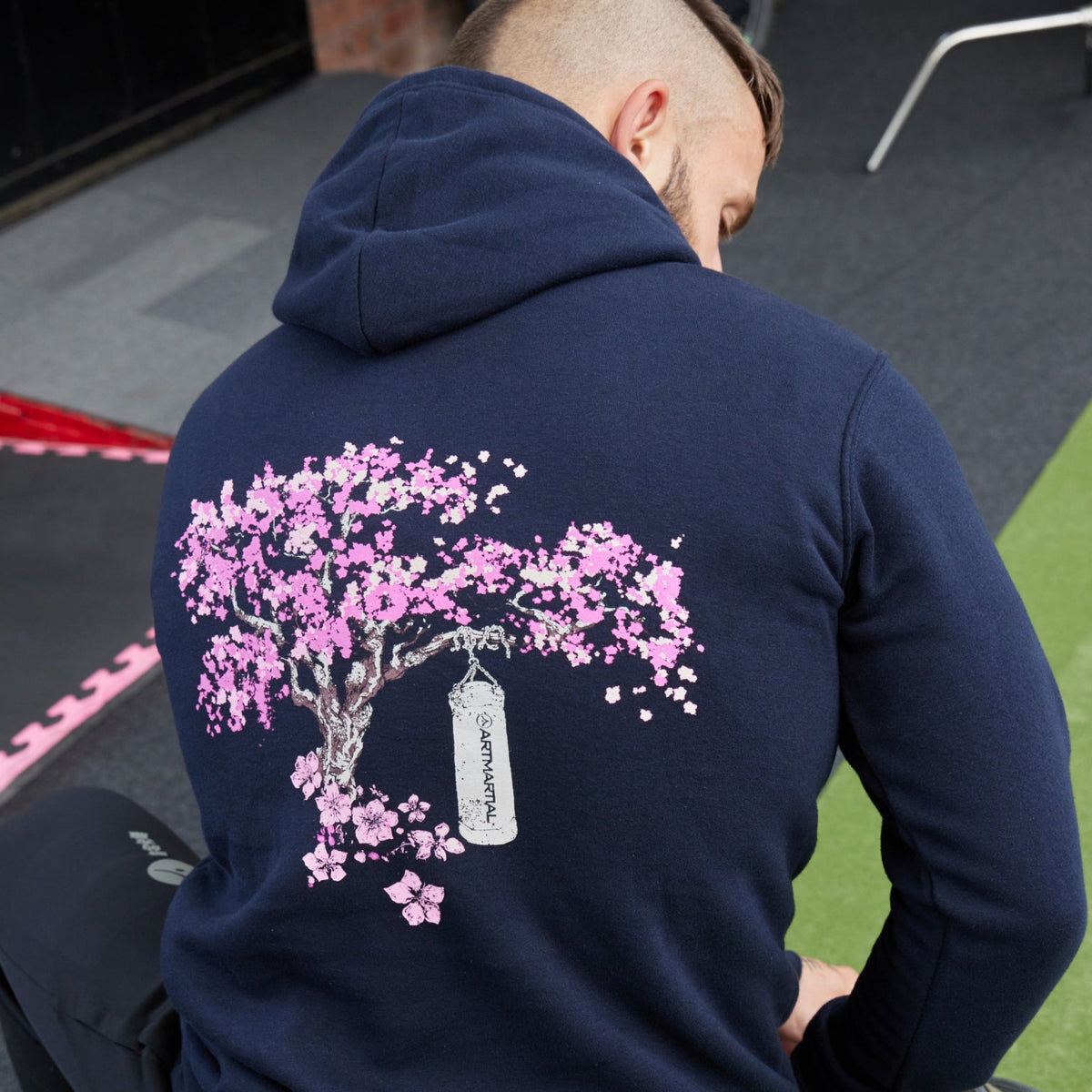 &#39;Blossom Tree&#39; Pink Hoodie