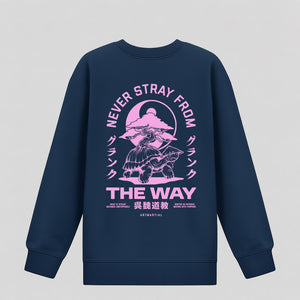 'The Way' Navy Sweat
