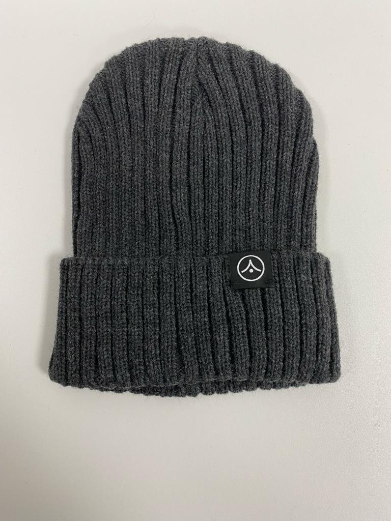Chunky Ribbed Beanie - Dark Grey