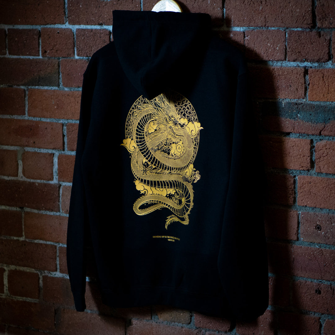 &#39;Return of the Dragon&#39; Bronze Adult Zip Hoodie
