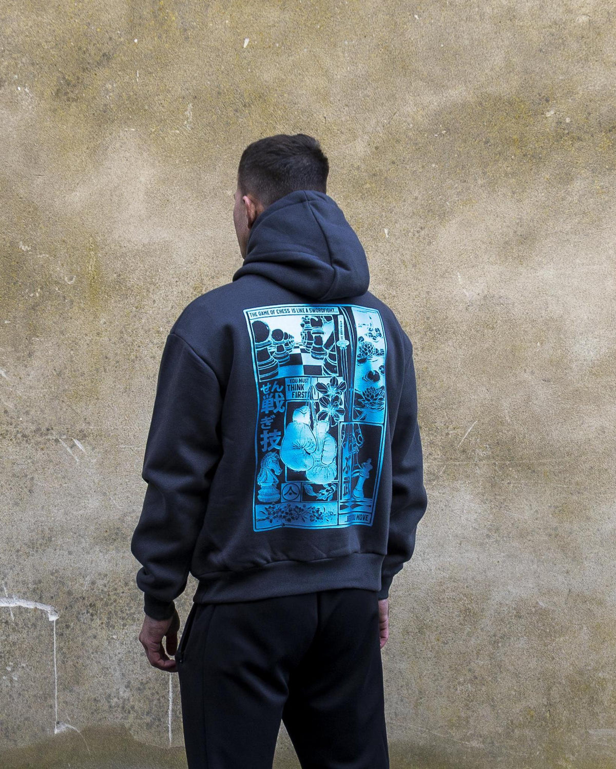 Chessboxing Oversized Hoodie by ARTMARTIAL - Photo 4