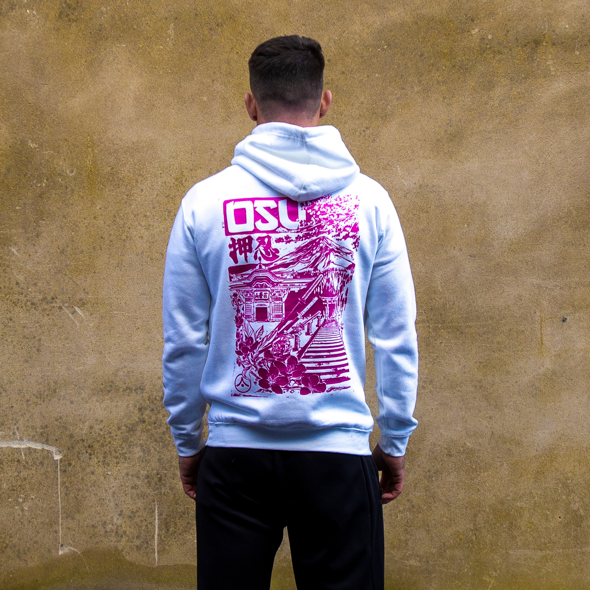 'OSU' Midnight Pink Hoodie