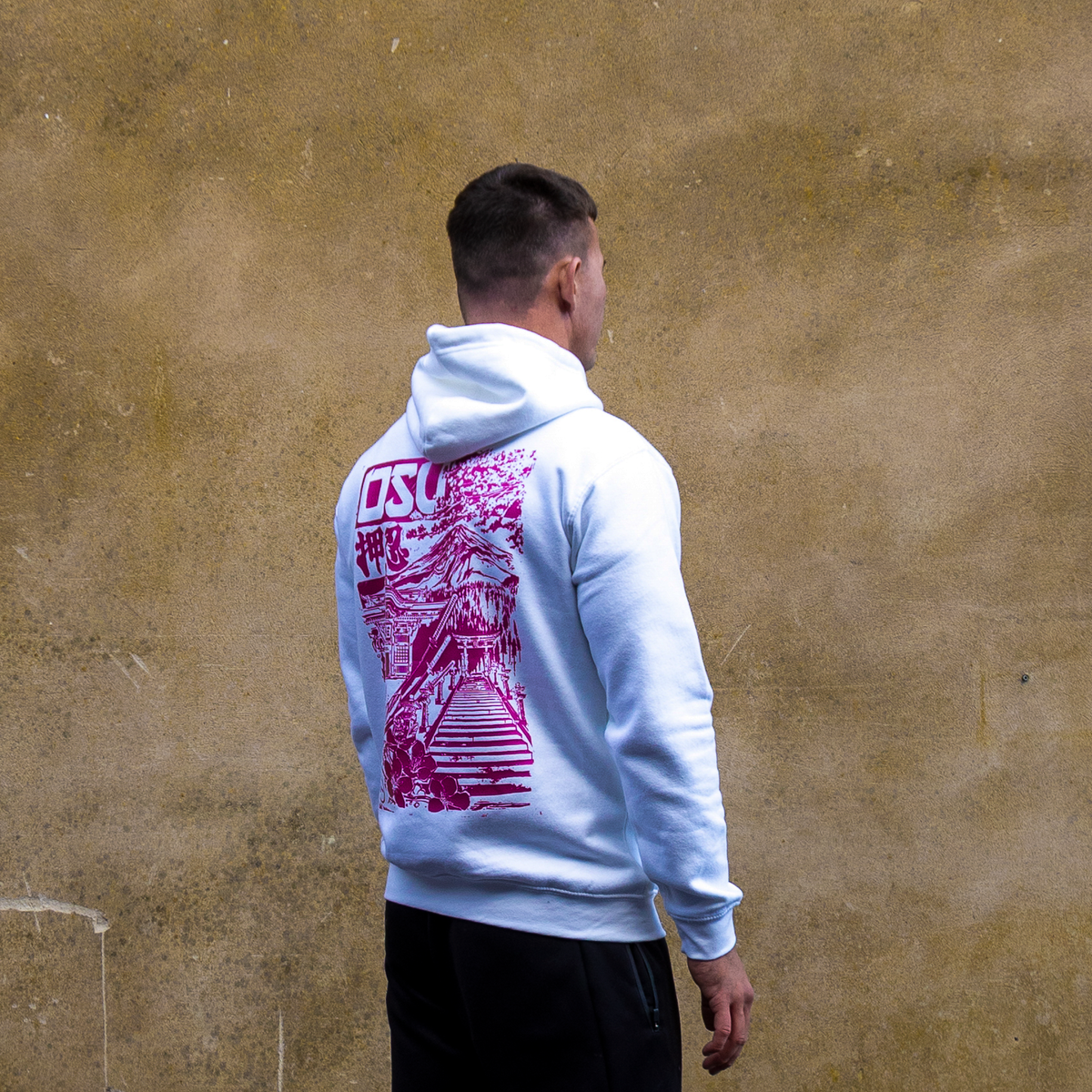 &#39;OSU&#39; Midnight Pink Hoodie