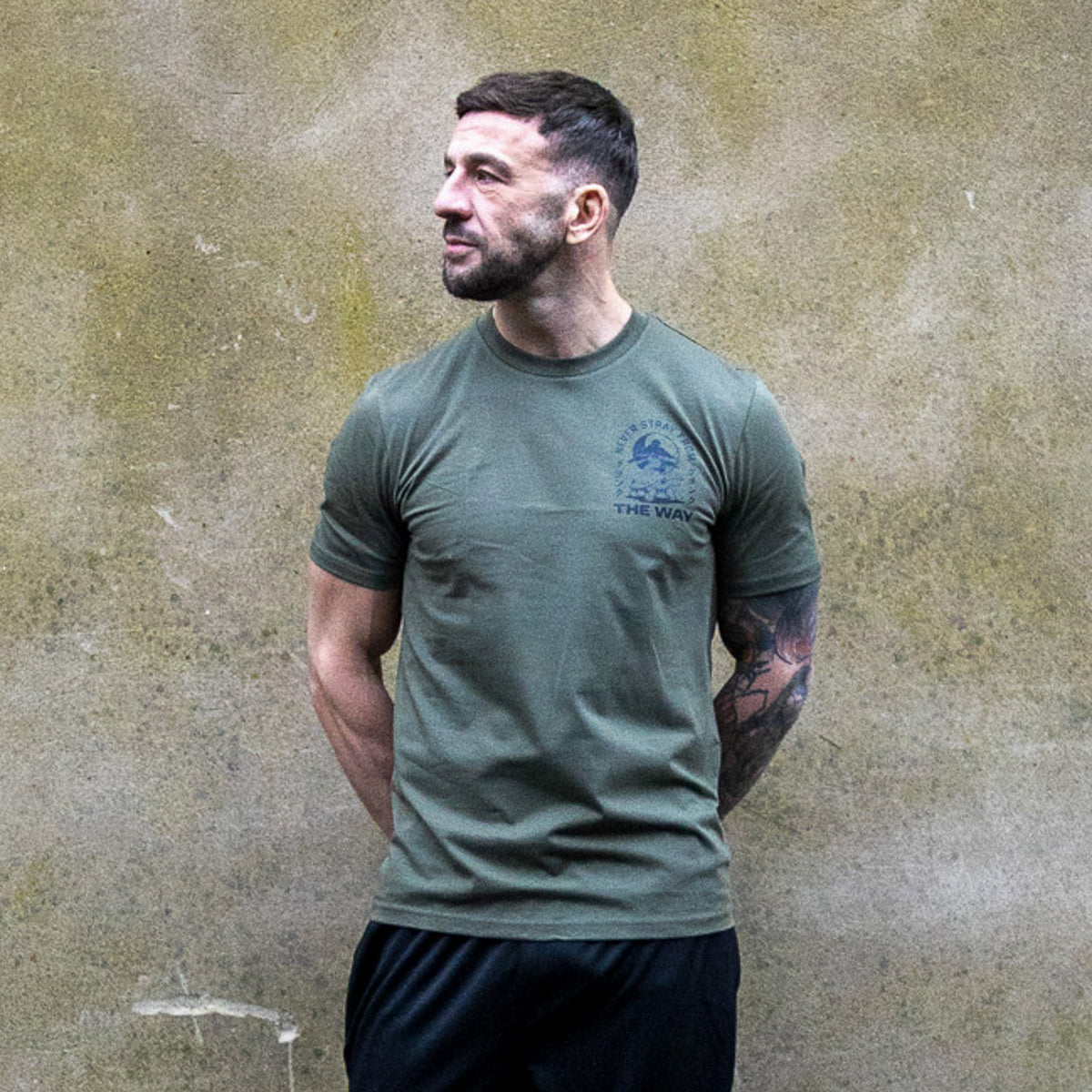 'The Way' Earth Green Tee