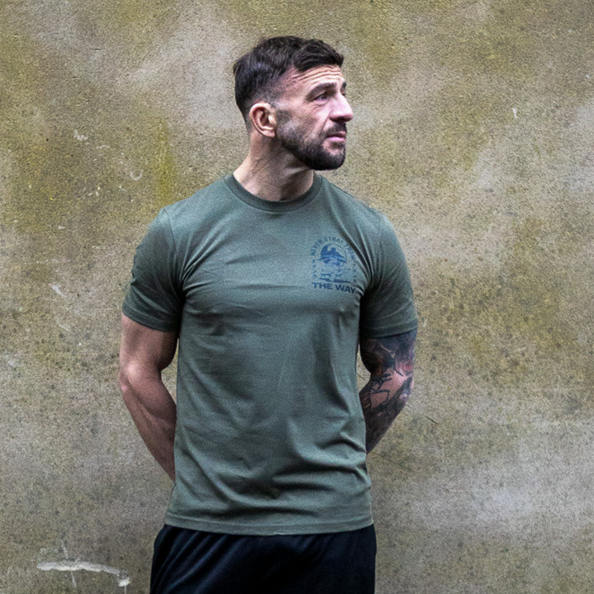 'The Way' Earth Green Tee
