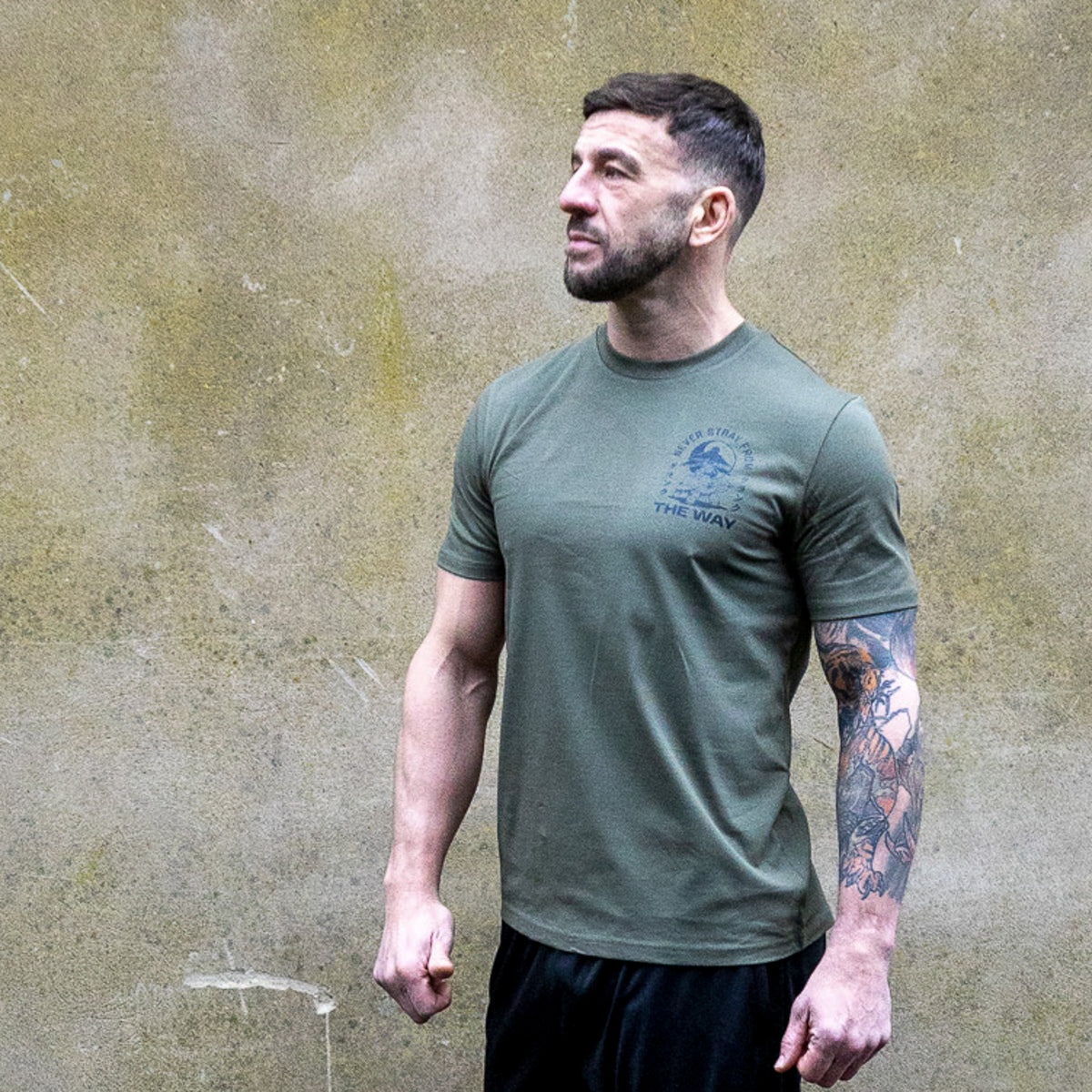 'The Way' Earth Green Tee