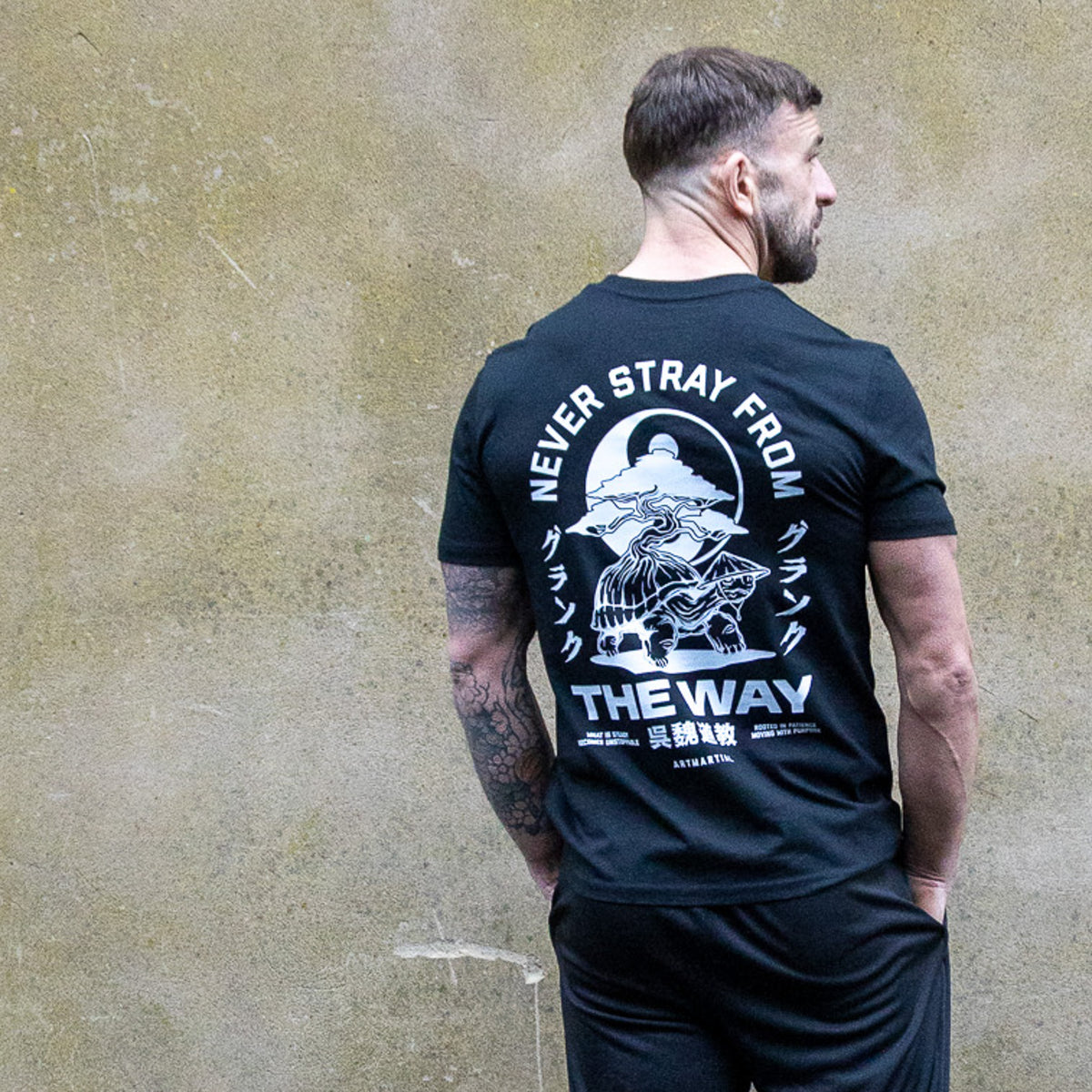 'The Way' Black Tee