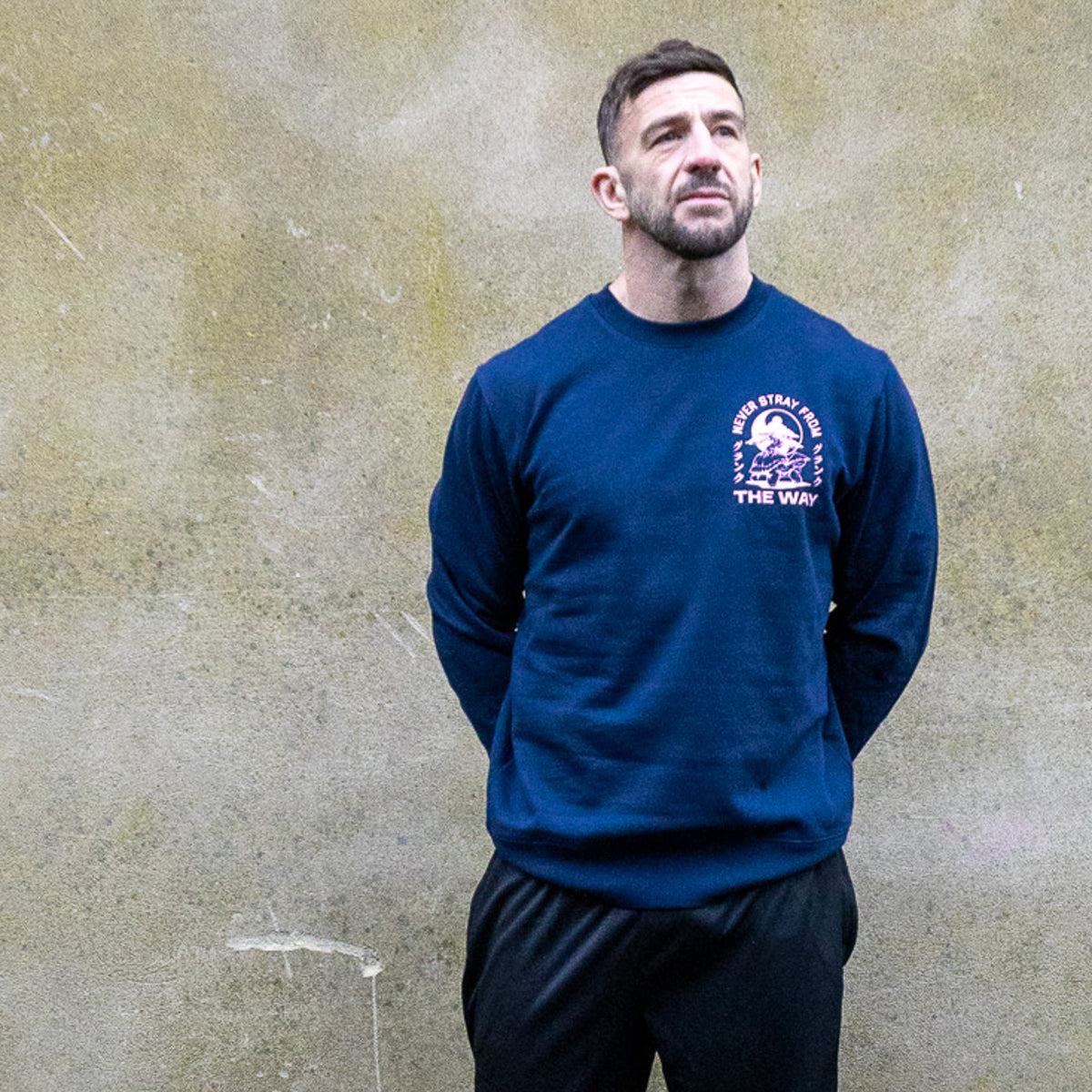 'The Way' Navy Sweat