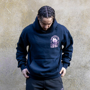 'The Way' Navy Oversized Hoodie
