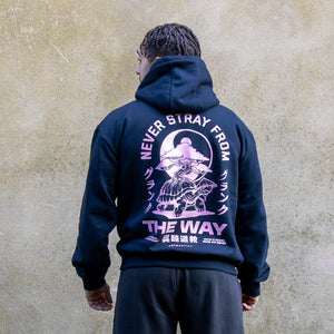 'The Way' Navy Oversized Hoodie
