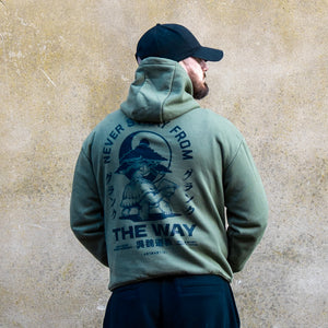 'The Way' Earth Green Oversized Hoodie