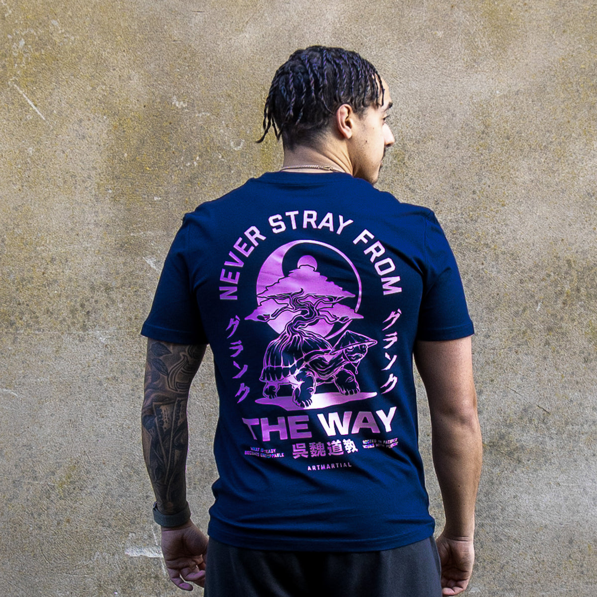 'The Way' Navy Tee