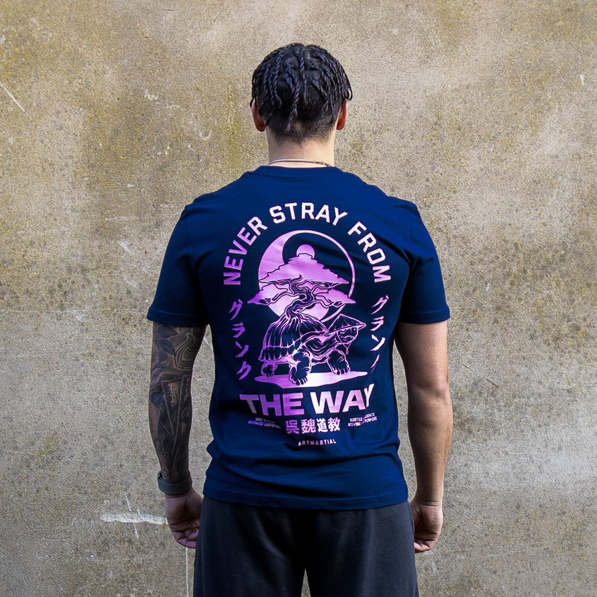 'The Way' Navy Tee