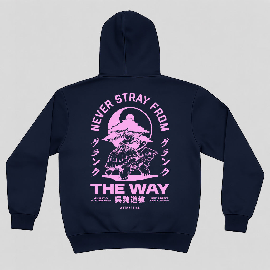 'The Way' Navy Oversized Hoodie