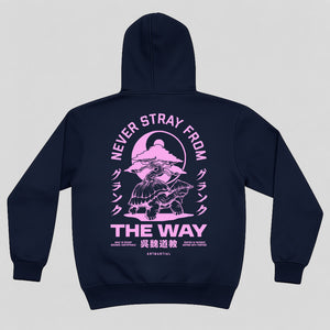 'The Way' Navy Oversized Hoodie