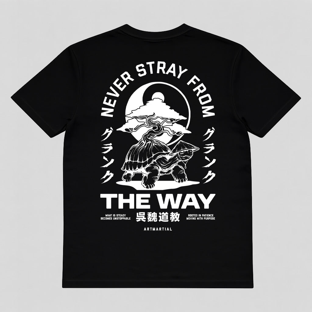 'The Way' Black Tee