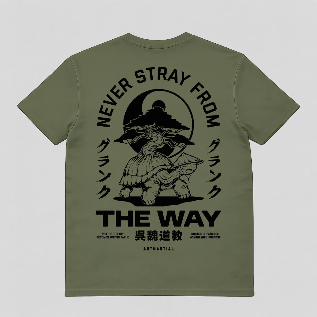 'The Way' Earth Green Tee