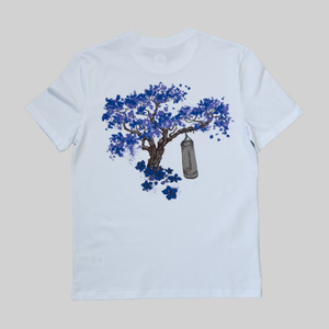 'Blossom Tree' Blue back design