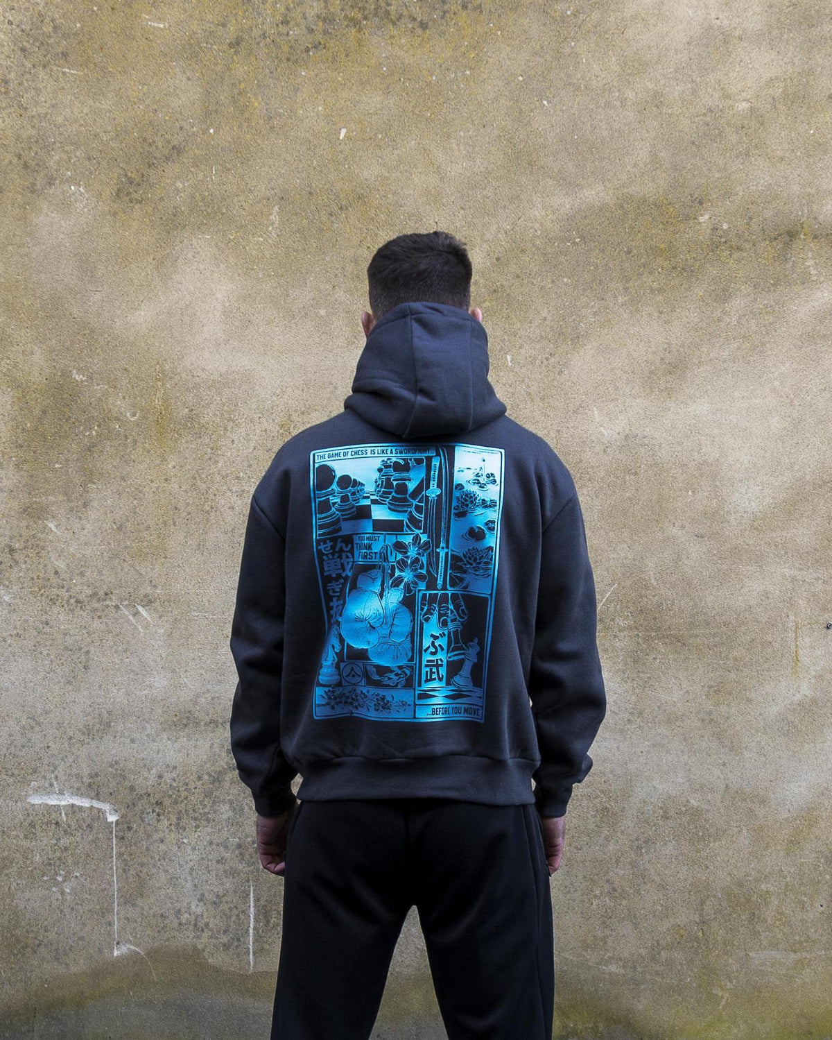 Chessboxing Oversized Hoodie by ARTMARTIAL - Photo 3