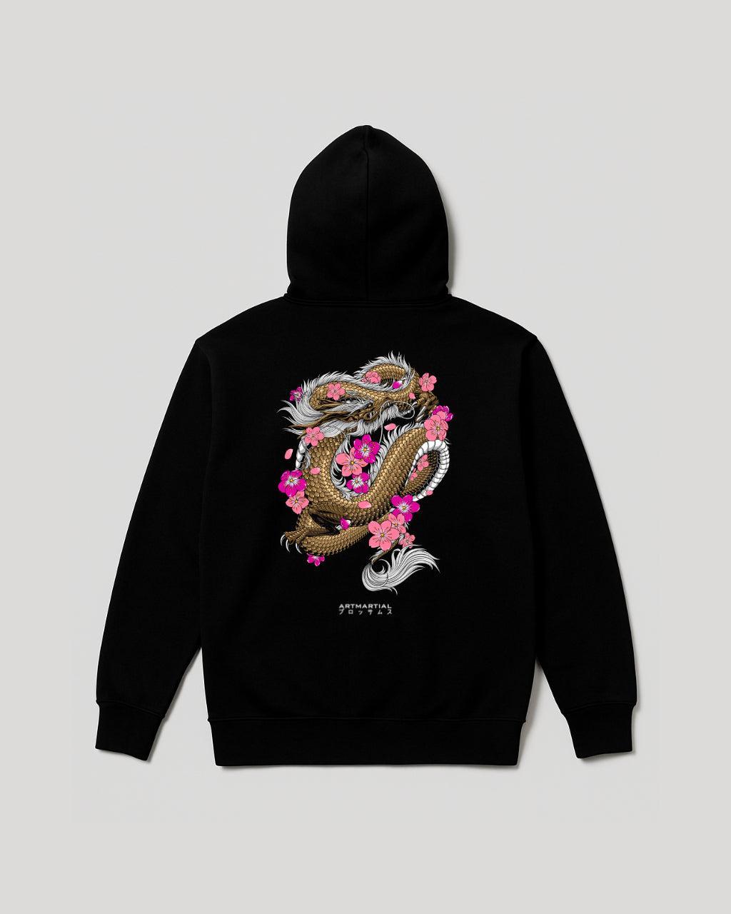 'Dragon Blossom' Hoodie by ARTMARTIAL - Photo 1