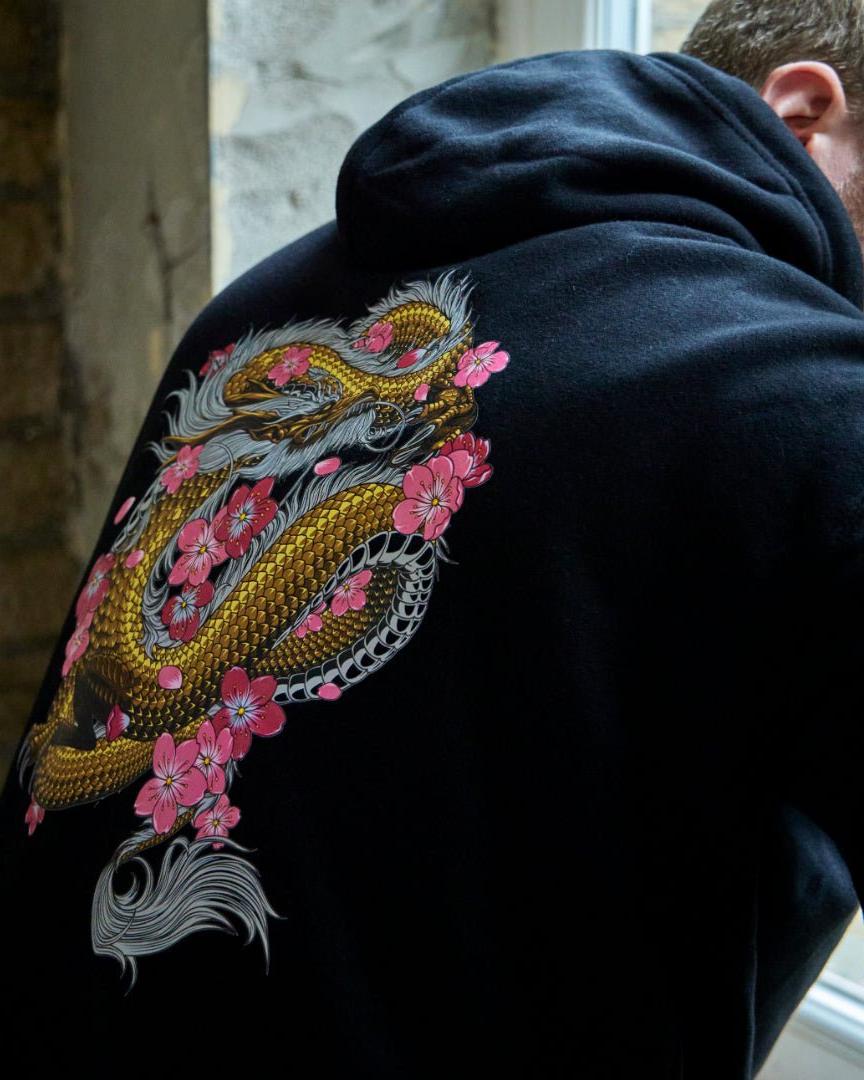 'Dragon Blossom' Hoodie by ARTMARTIAL - Photo 3