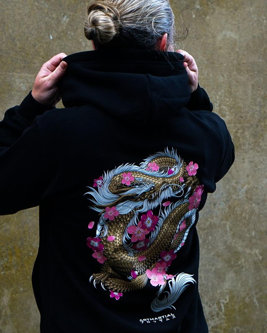 'Dragon Blossom' Hoodie by ARTMARTIAL - Photo 5