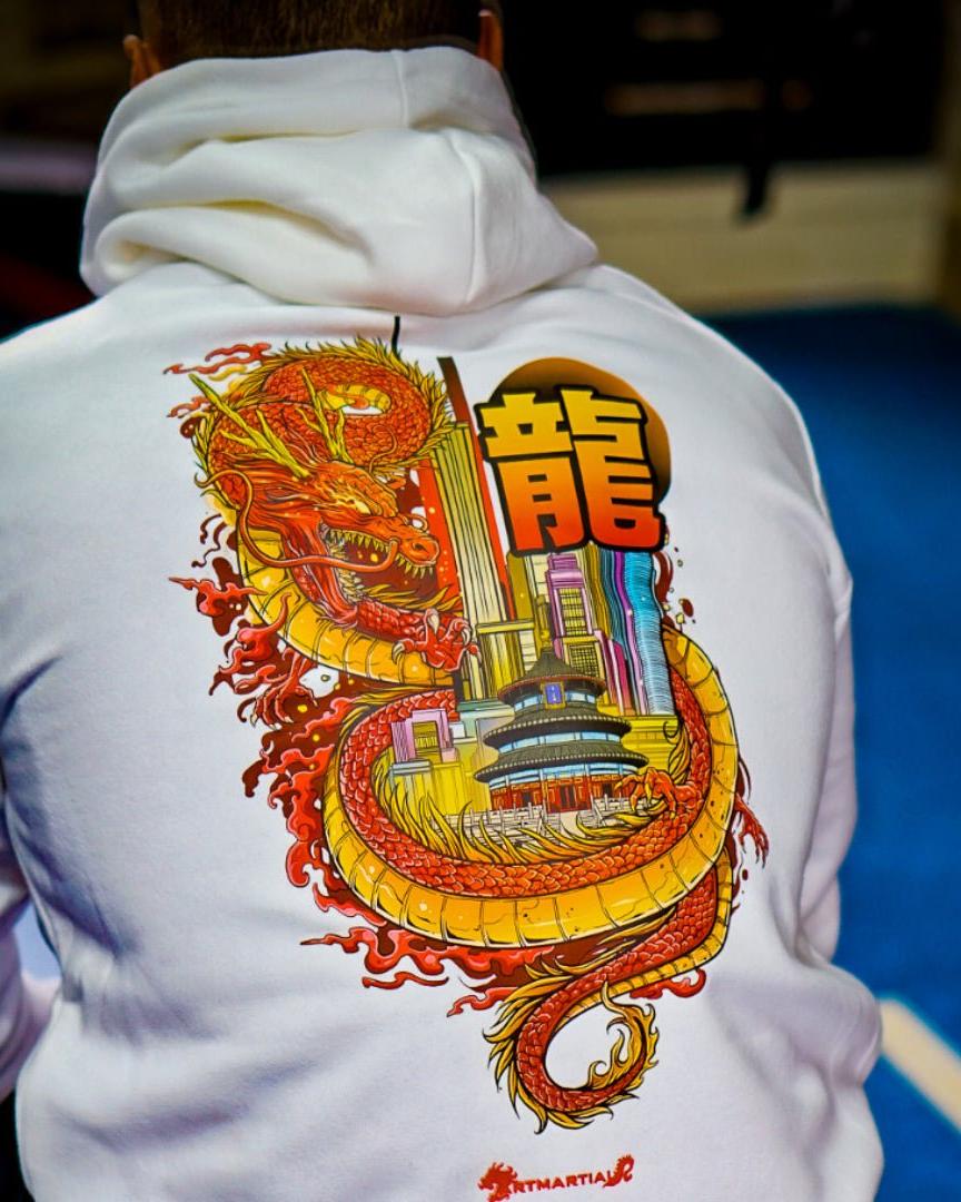 'Hong Kong Dragon' Hoodie by ARTMARTIAL - Photo 3