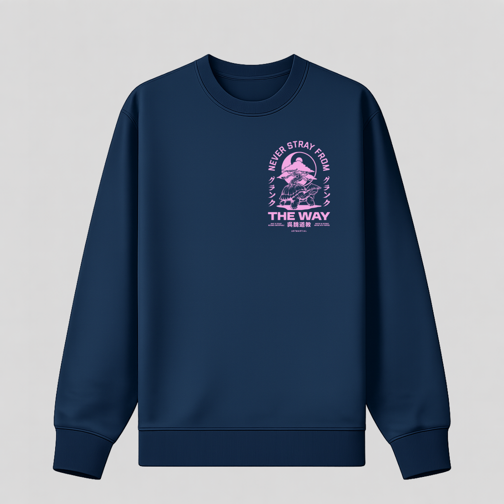 'The Way' Navy Sweat