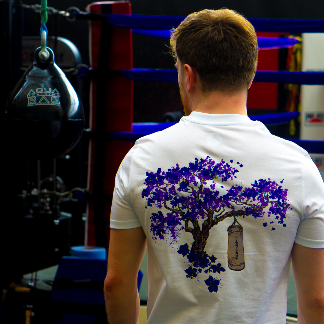 'Blossom Tree' Blue back design