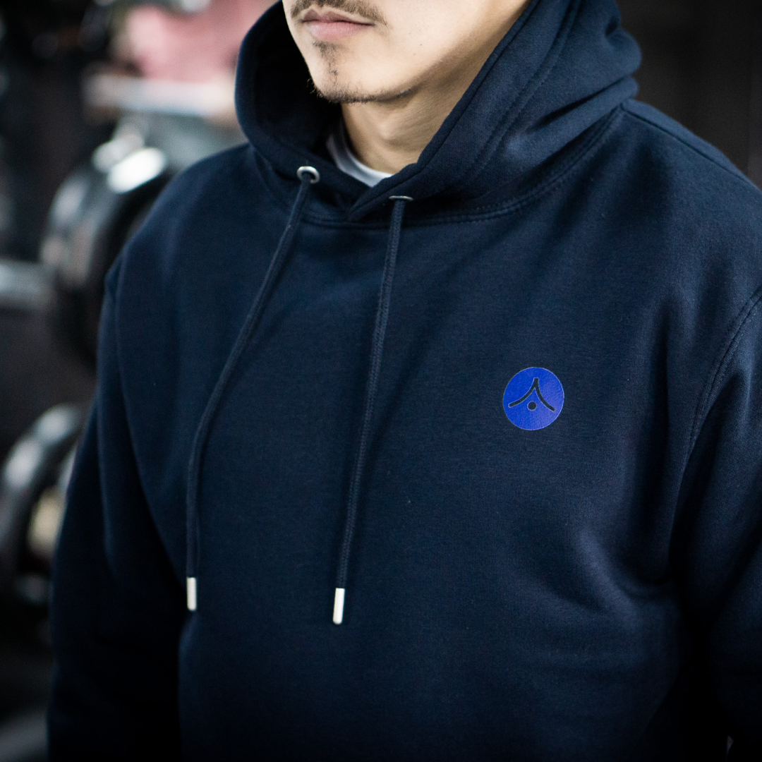 &#39;Blue Blossom Tree&#39; Back Print Hood