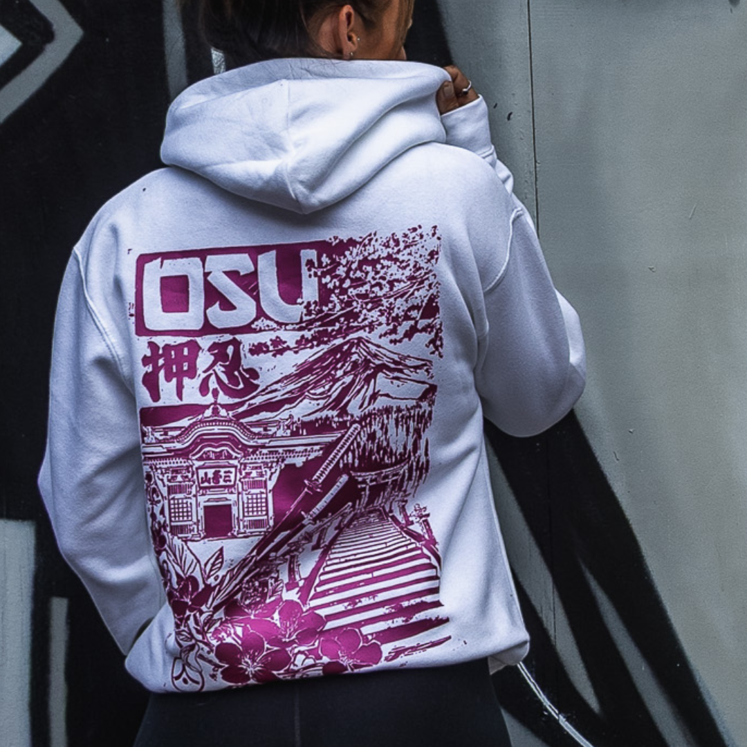 'OSU' Midnight Pink Hoodie