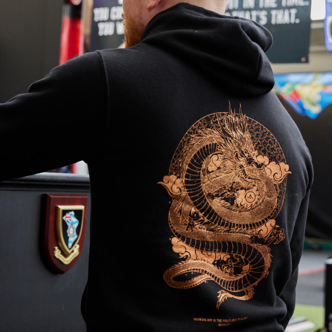 &#39;Return of the Dragon&#39; Bronze Hoodie