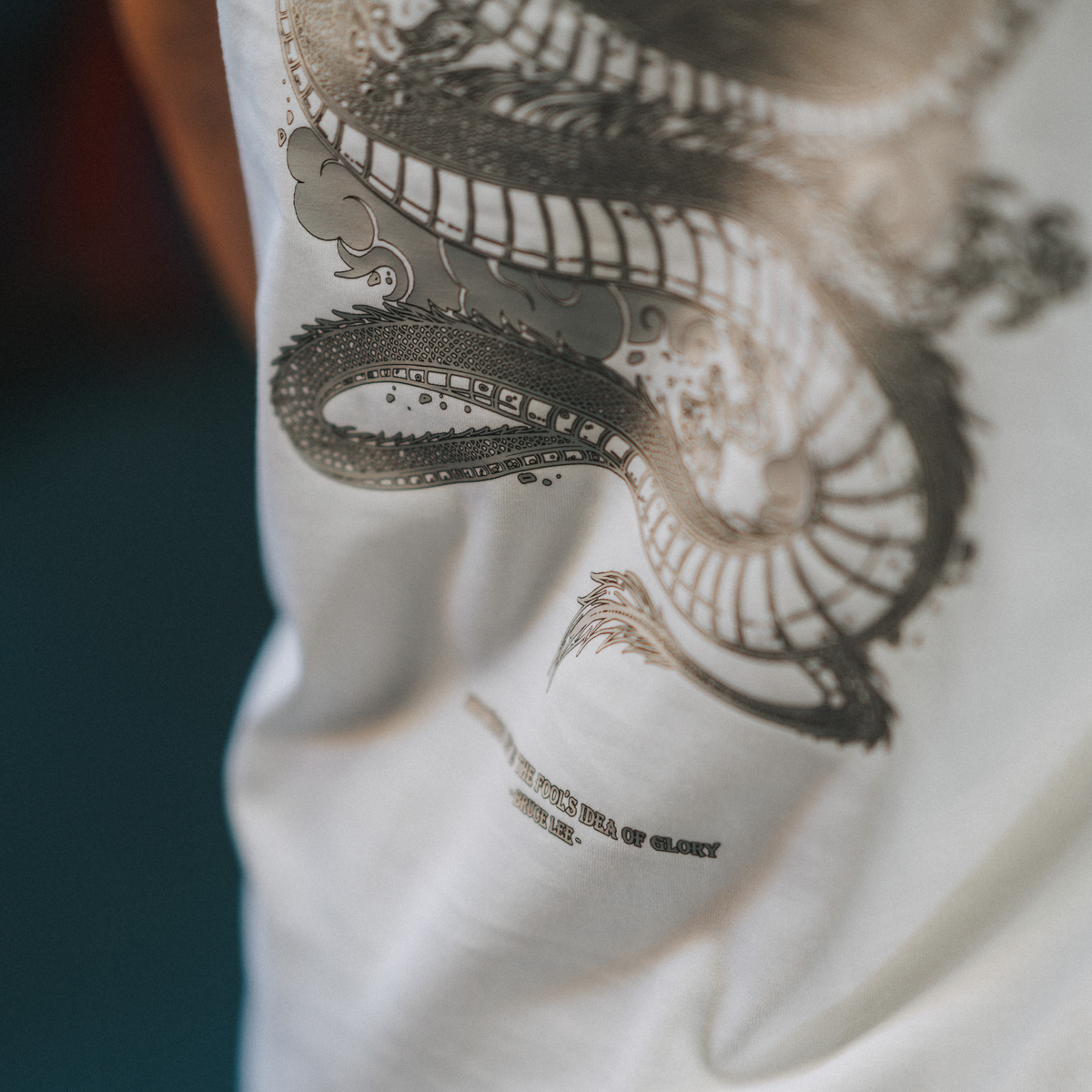 &#39;Return of the Dragon&#39; back design