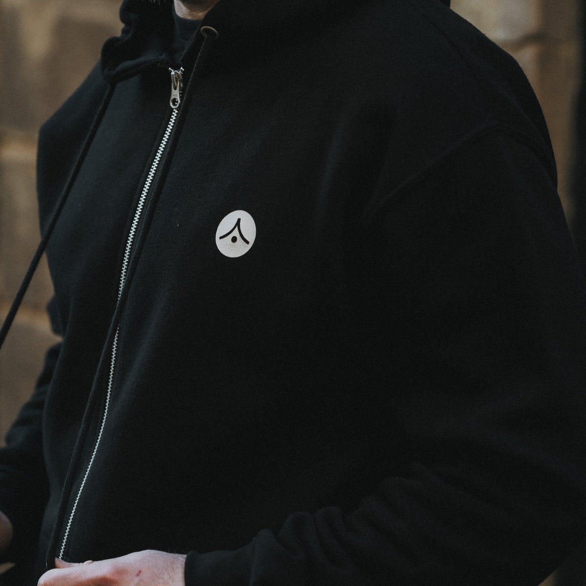&#39;Return of the Dragon&#39; Silver Zip Hoodie