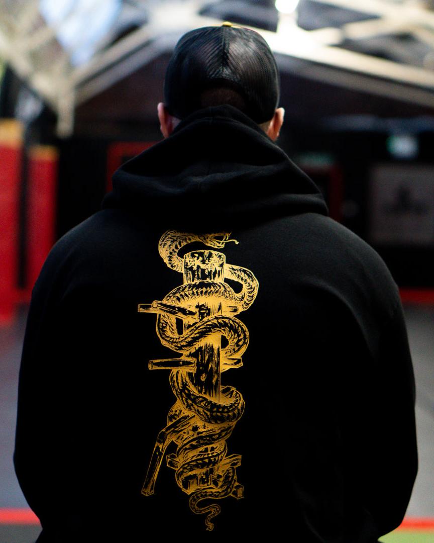 Snake & Dummy Zip Hoodie by ARTMARTIAL - Photo 2