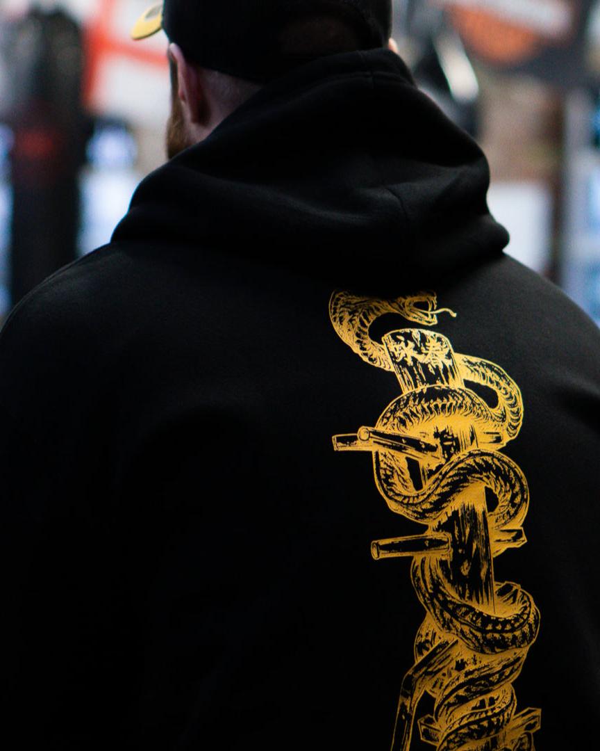 Snake & Dummy Zip Hoodie by ARTMARTIAL - Photo 3