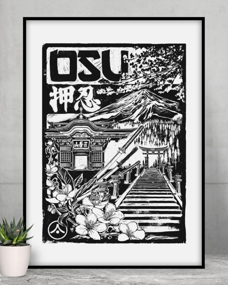 'Spirit of....' A3 250gsm Riso Prints Individual (Unframed) by ARTMARTIAL - Photo 3