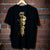 'Snake & Dummy' - Adult Cotton Tee