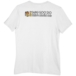 Adult T Shirt White (Back Logo)