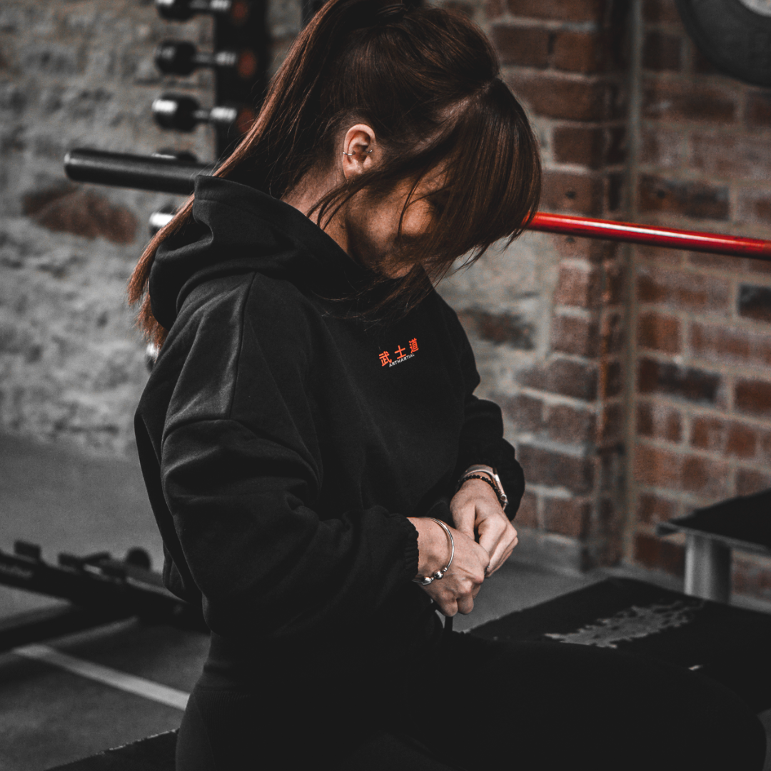 'Fundamentals' Women's Cropped Oversize Hoodie