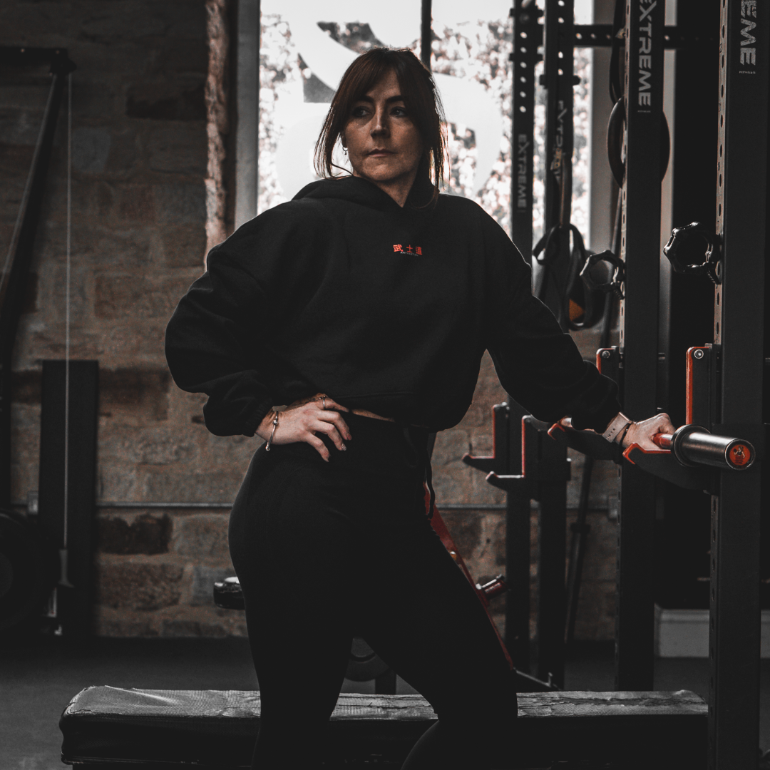 &#39;Fundamentals&#39; Women&#39;s Cropped Oversize Hoodie